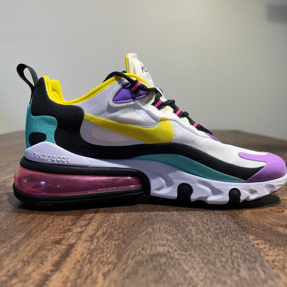 Nike Air Max 270 React “Bright Violet” Women’s Size 7 - Picture 5 of 8